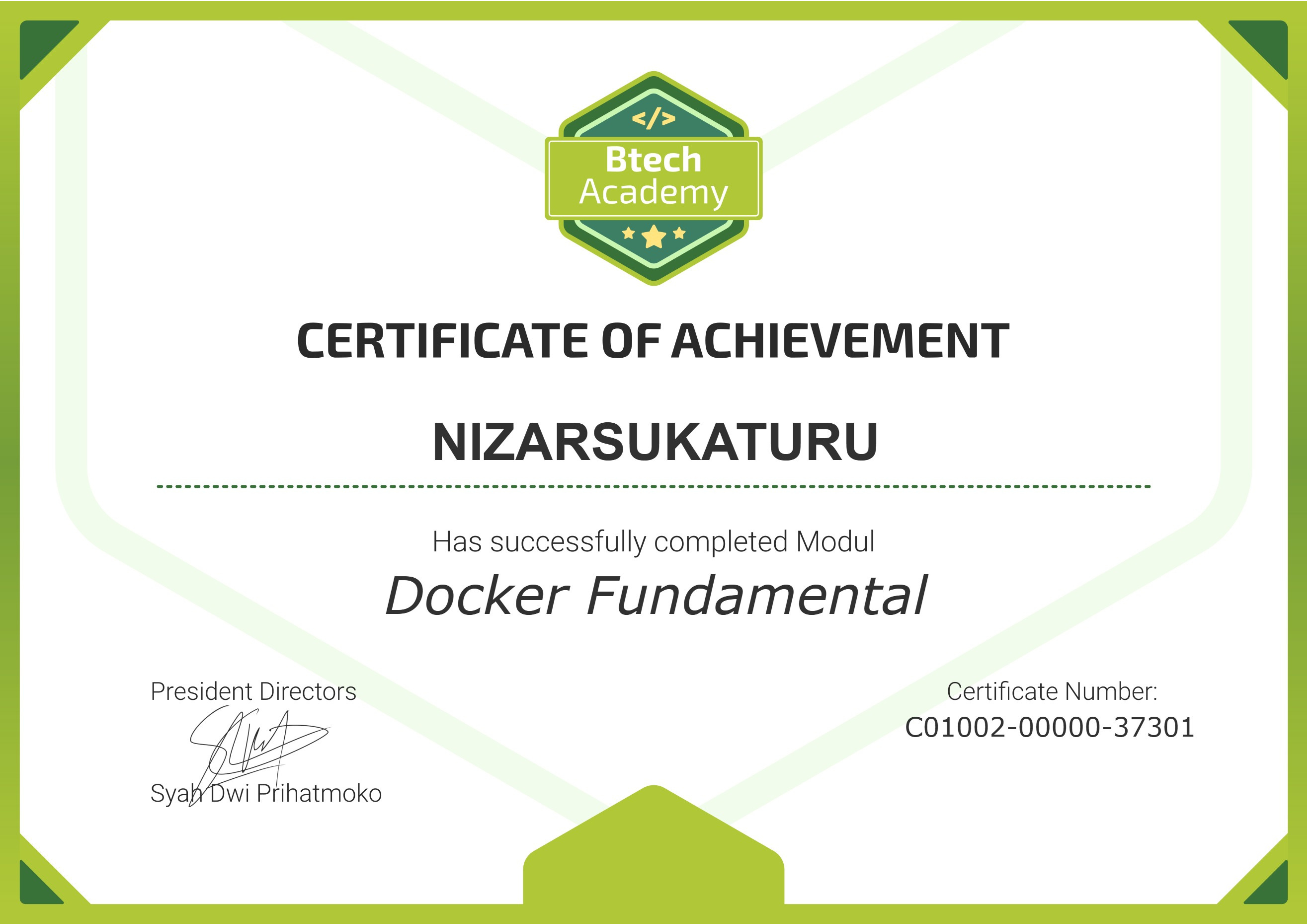 Docker Fundamental - Adinusa